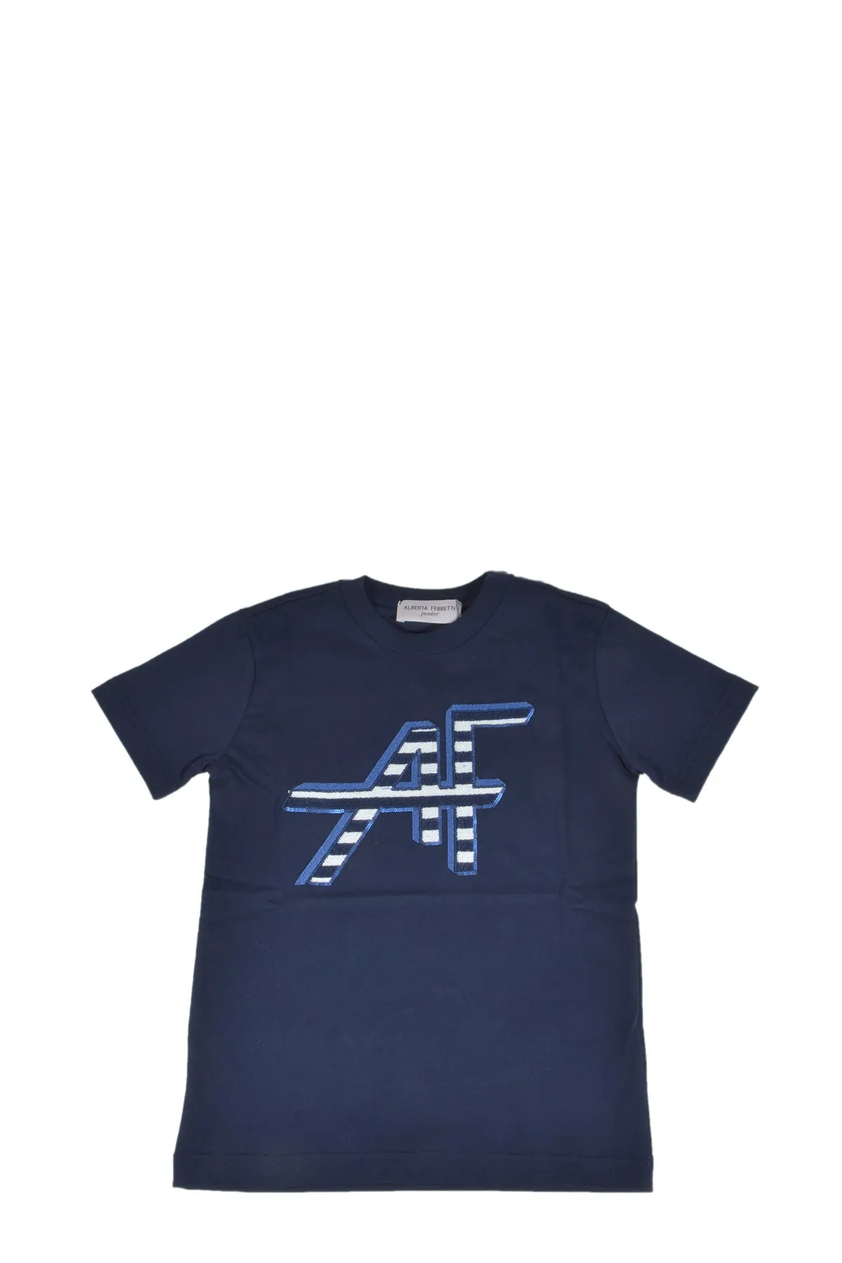 Alberta Ferretti Kids Logo Print Crewneck T-Shirt