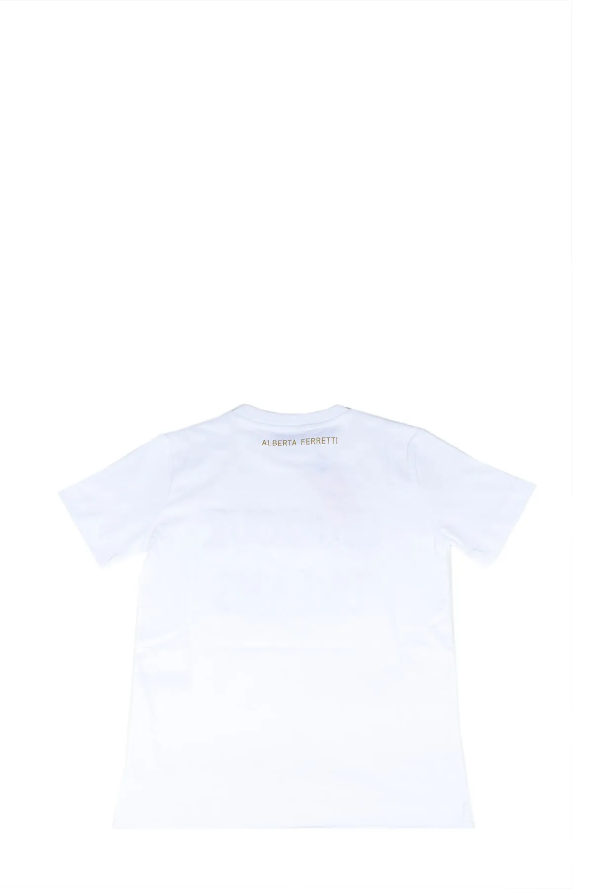 Alberta Ferretti Kids Slogan Print Crewneck T-Shirt
