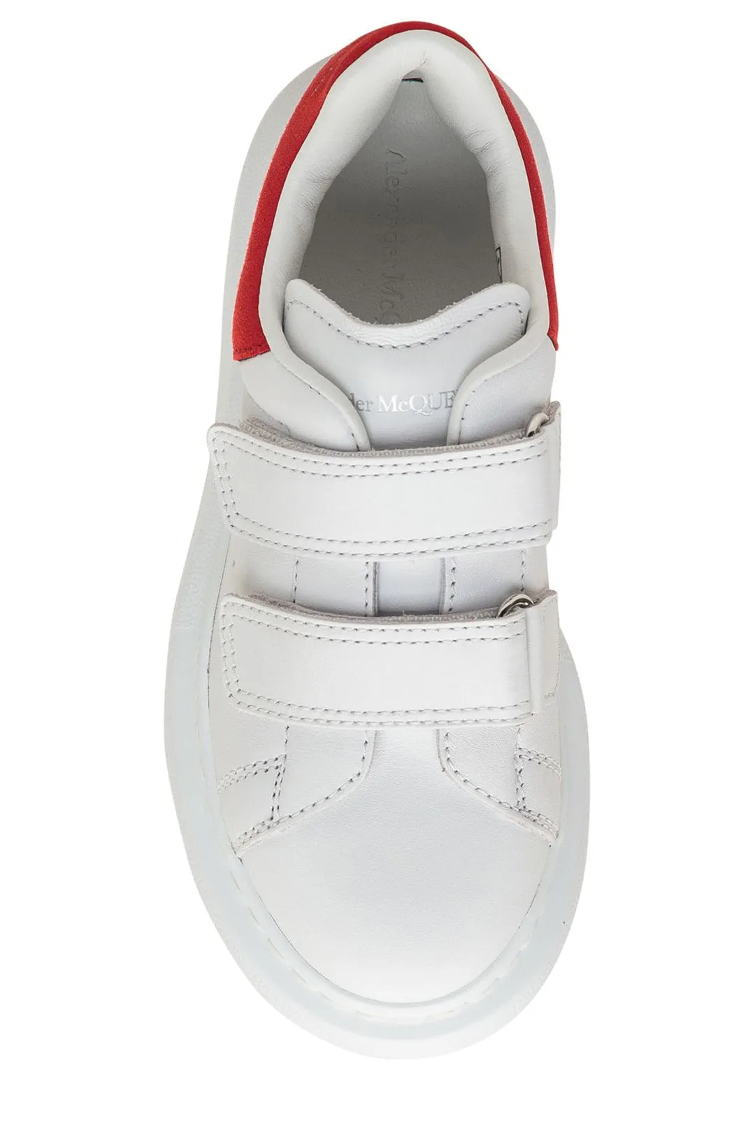 Alexander McQueen Kids Logo Detailed Round Toe Sneakers