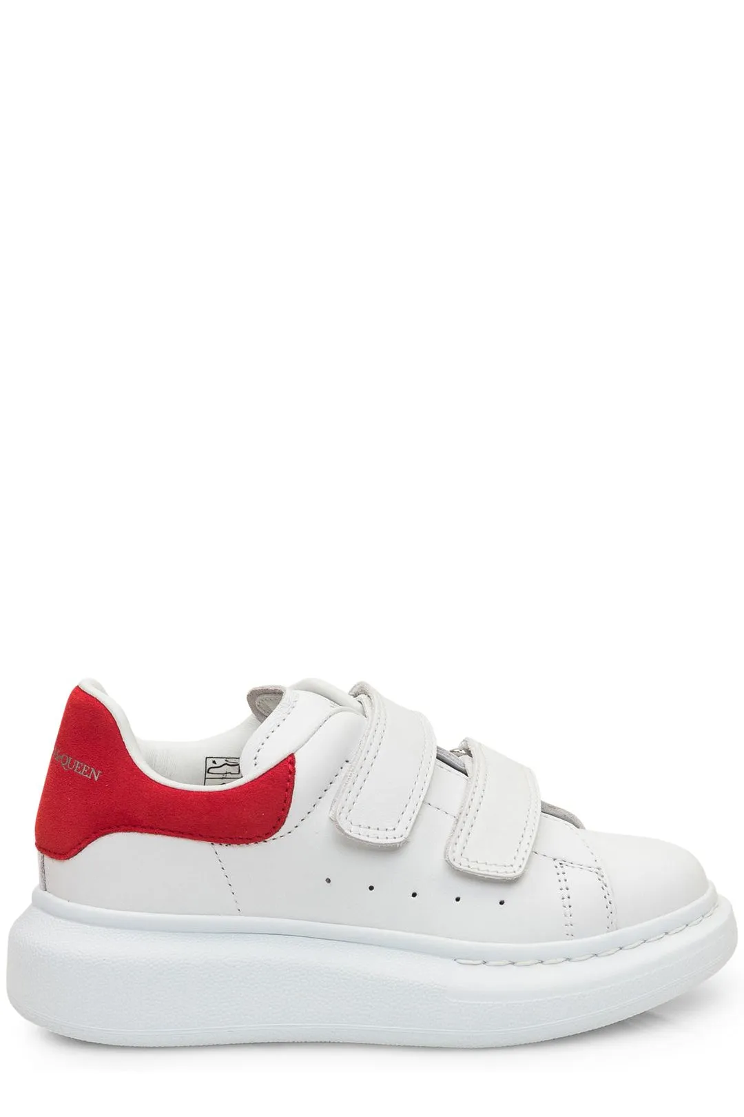 Alexander McQueen Kids Logo Detailed Round Toe Sneakers