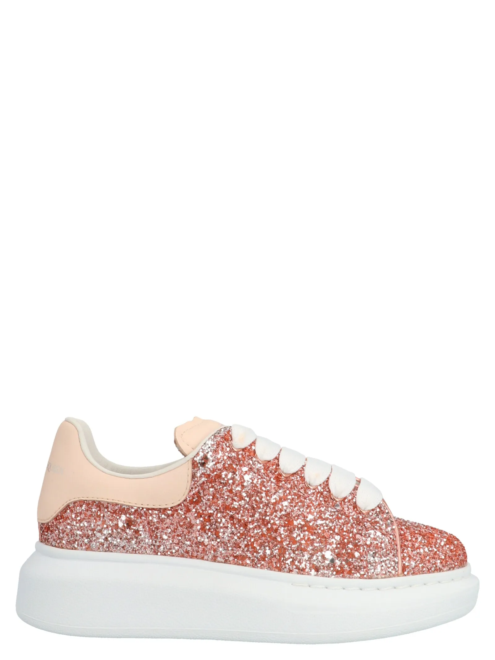 Alexander McQueen Kids Oversized Glitter Sneakers