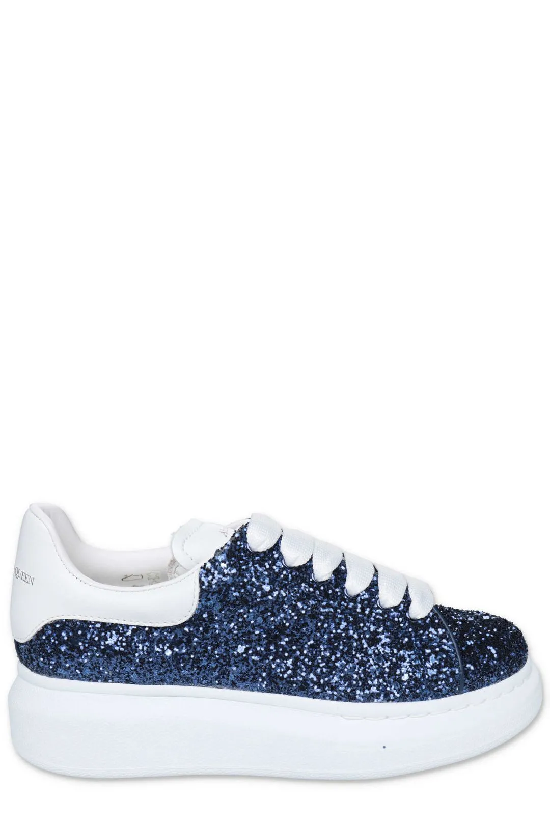 Alexander McQueen Kids Oversized Glittered Sneakers