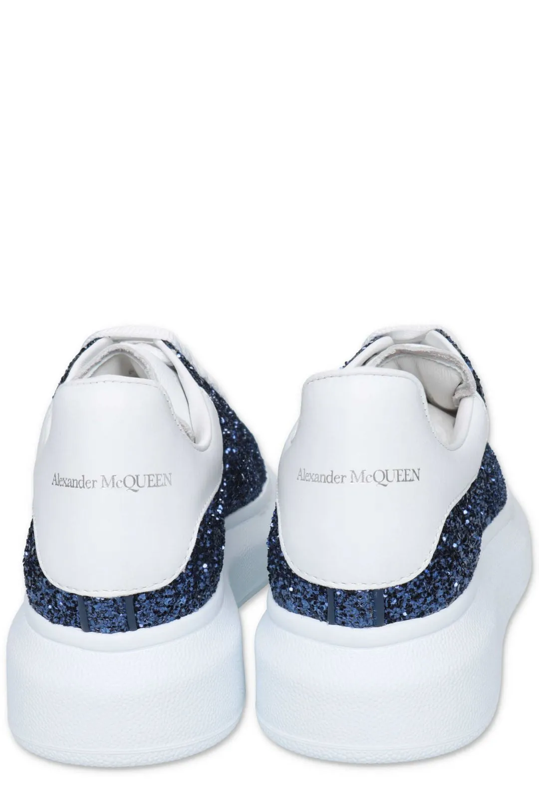 Alexander McQueen Kids Oversized Glittered Sneakers