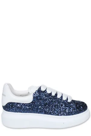 Alexander McQueen Kids Oversized Glittered Sneakers