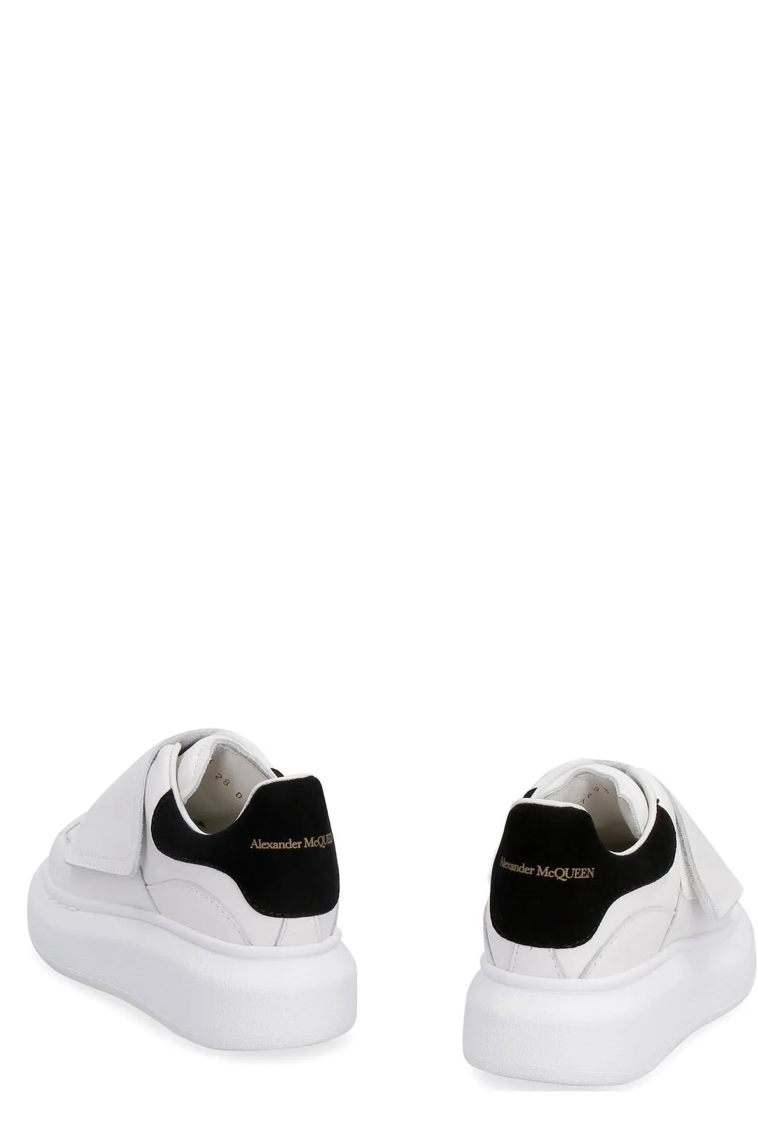 Alexander McQueen Kids Oversized Velcro Strap Sneakers