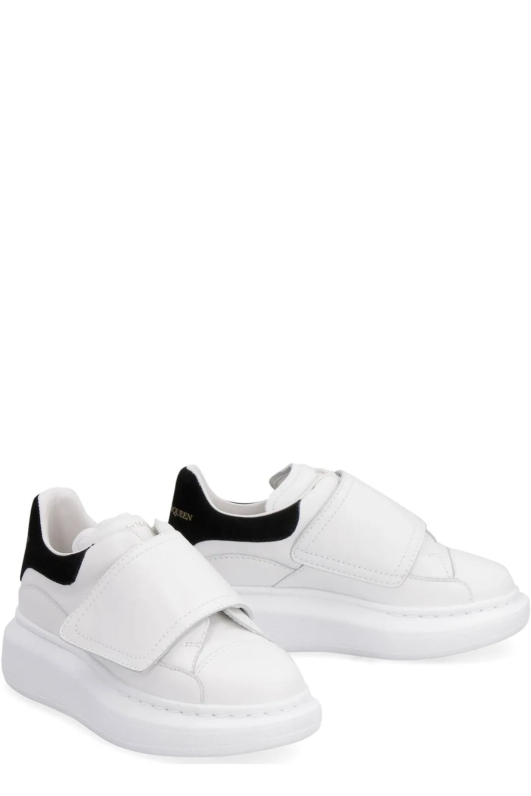 Alexander McQueen Kids Oversized Velcro Strap Sneakers