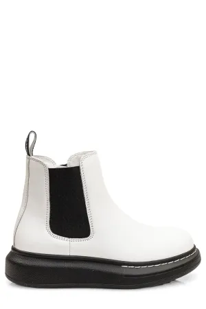 Alexander McQueen Kids Two-Toned Ankle Boots