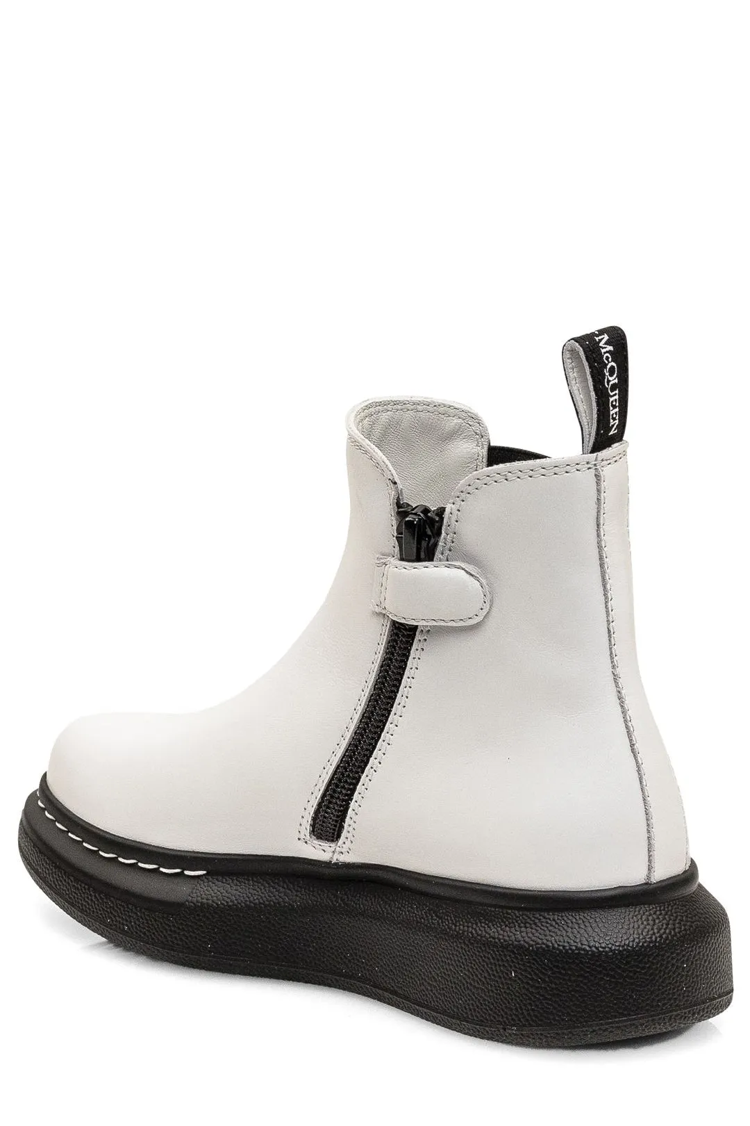 Alexander McQueen Kids Two-Toned Ankle Boots