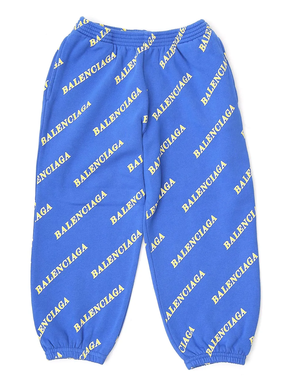 Balenciaga Kids Allover Logo Print Sweatpants