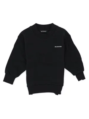 Balenciaga Kids Crewneck Long Sleeved Sweatshirt