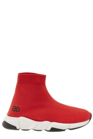 Balenciaga Kids Logo Detailed Sock Sneakers
