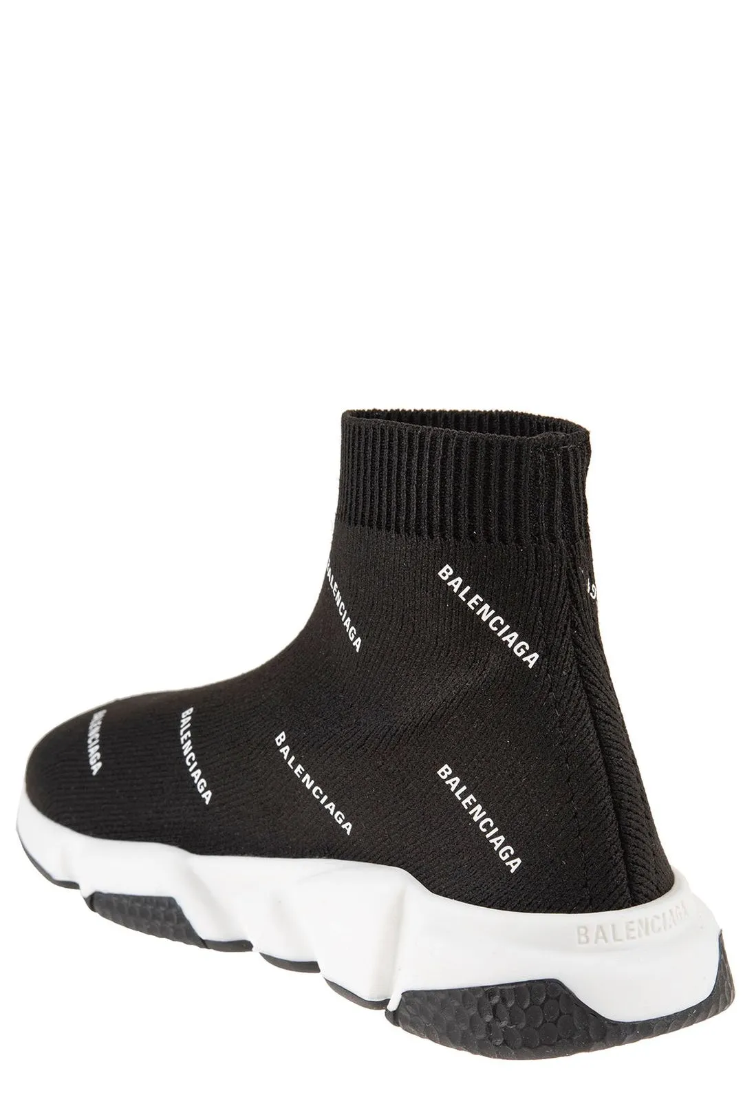 Balenciaga Kids Logo Jacquard Sock Sneakers