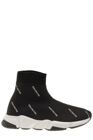 Balenciaga Kids Logo Jacquard Sock Sneakers