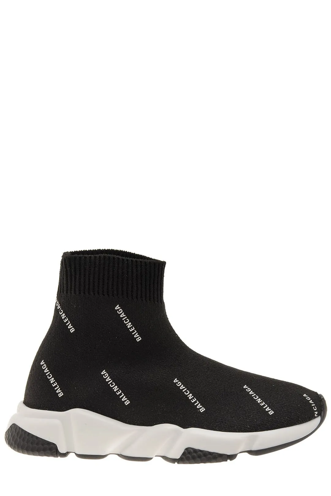 Balenciaga Kids Logo Jacquard Sock Sneakers