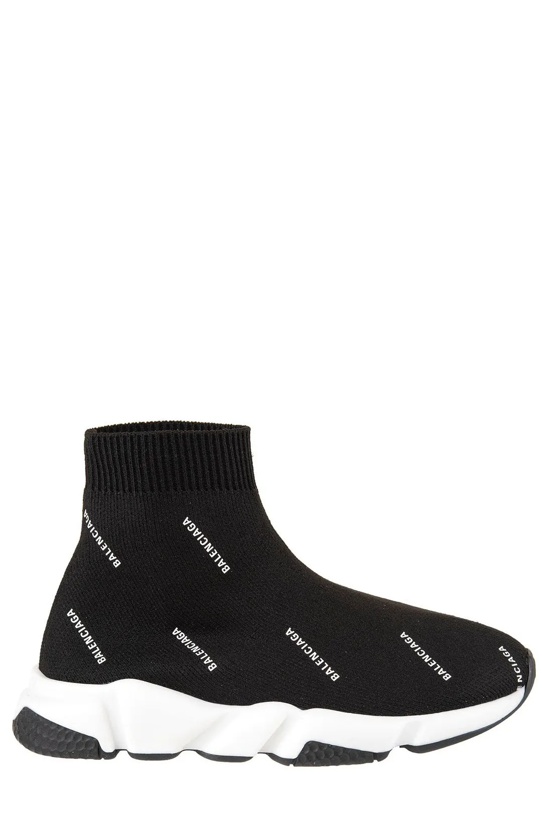 Balenciaga Kids Logo Jacquard Sock Sneakers