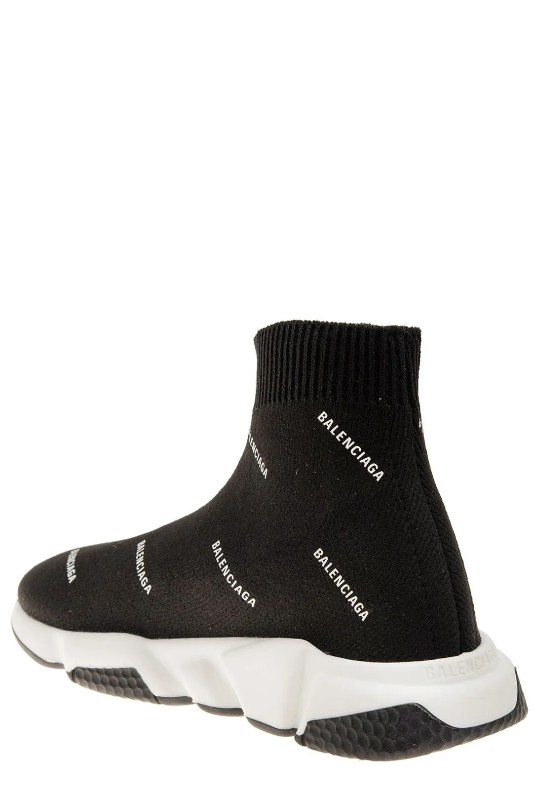 Balenciaga Kids Logo Jacquard Sock Sneakers