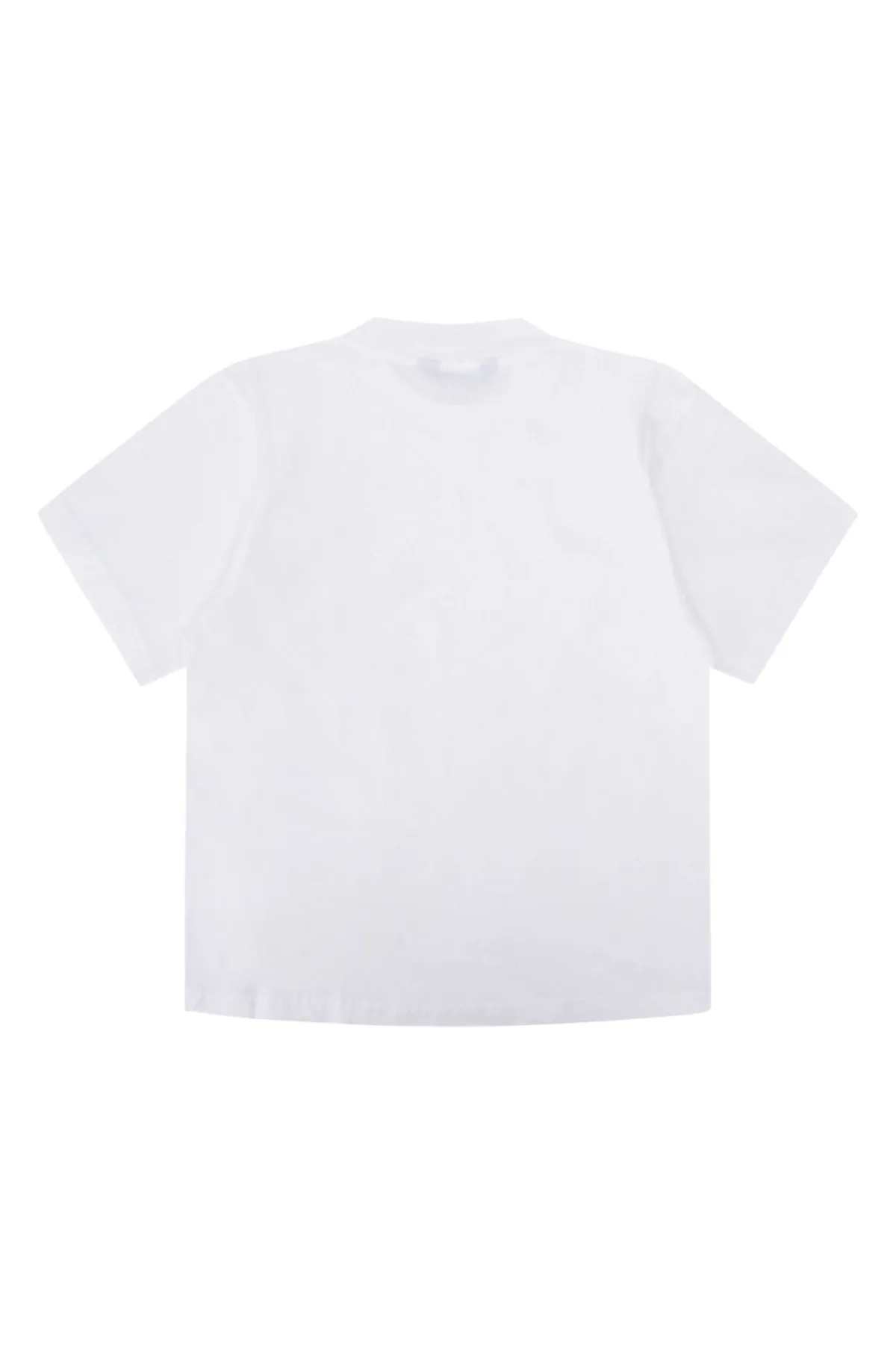 Balenciaga Kids Logo Print Crewneck T-Shirt