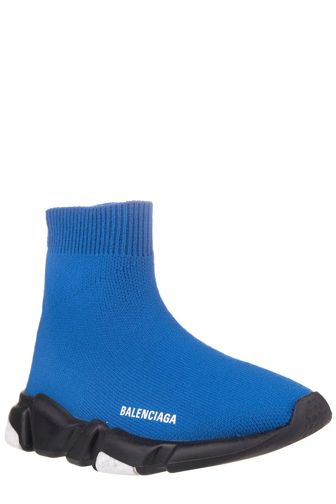 Balenciaga Kids Logo Print Sock Sneakers