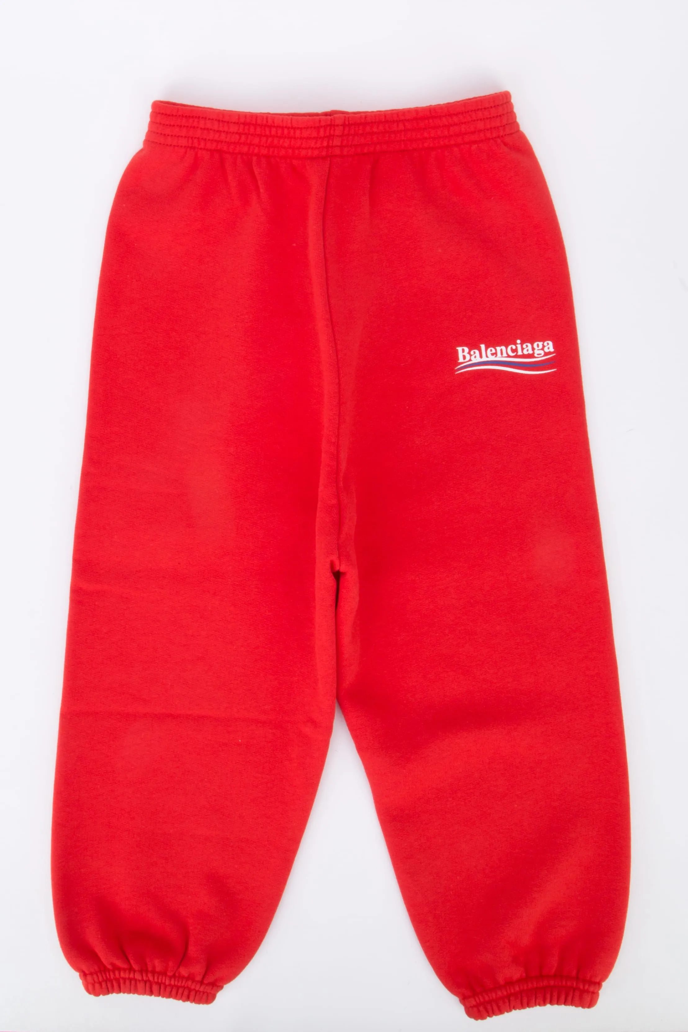 Balenciaga Kids Logo Print Track Trousers