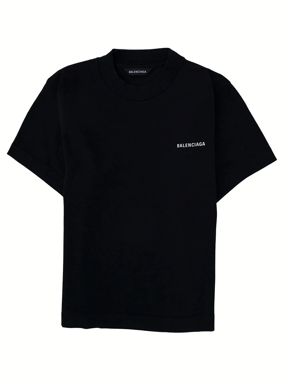 Balenciaga Kids Logo Printed Crewneck T-Shirt