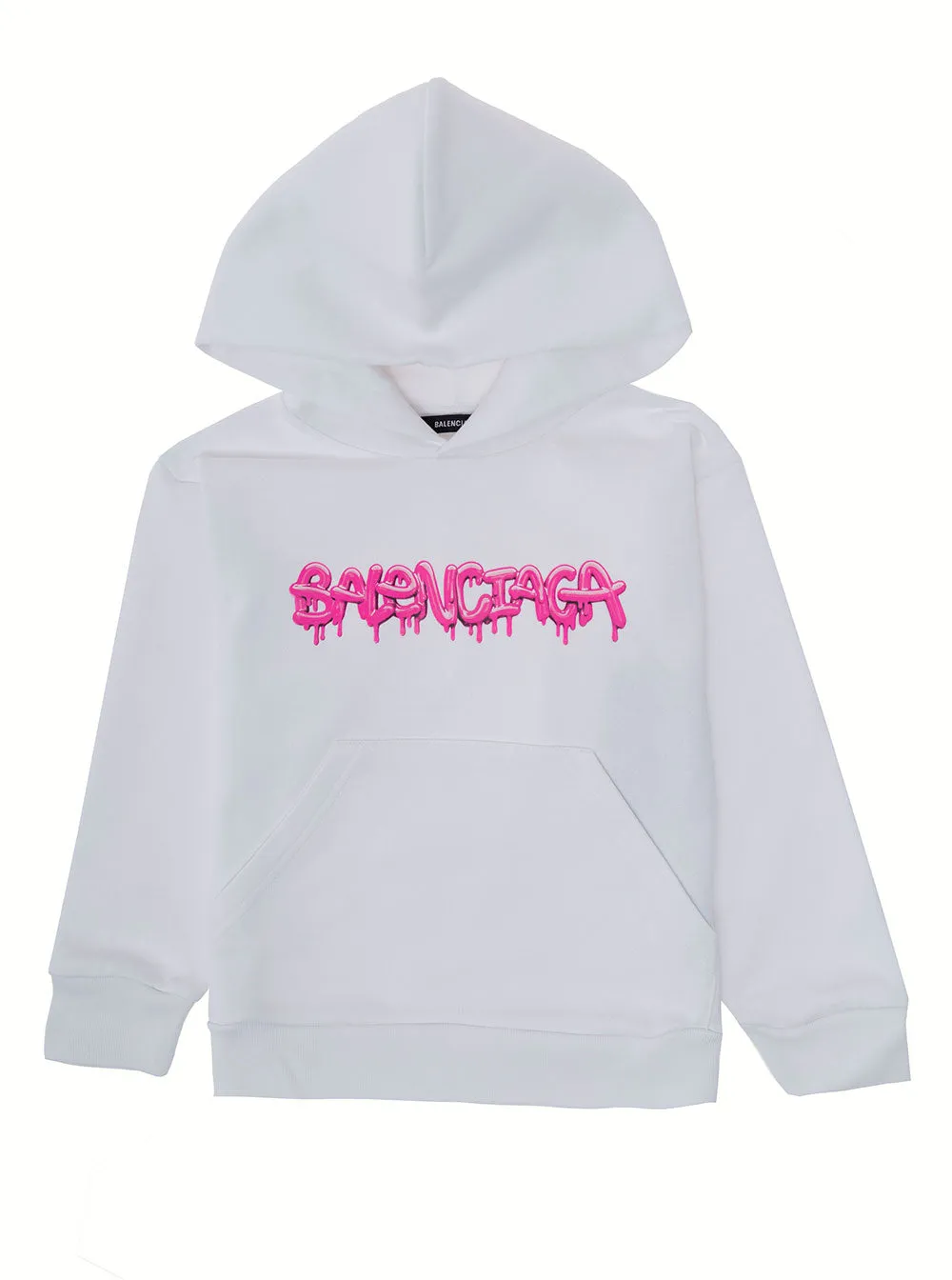 Balenciaga Kids Logo Printed Hoodie
