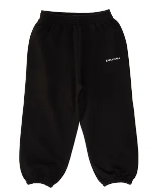 Balenciaga Kids Logo Printed Sweatpants