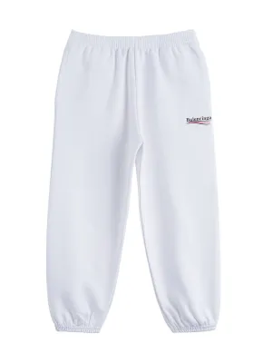 Balenciaga Kids Logo Printed Track Pants