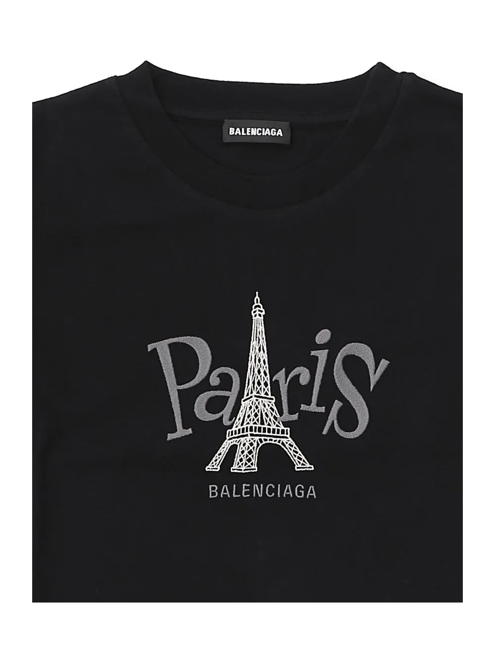 Balenciaga Kids Paris Print T-Shirt