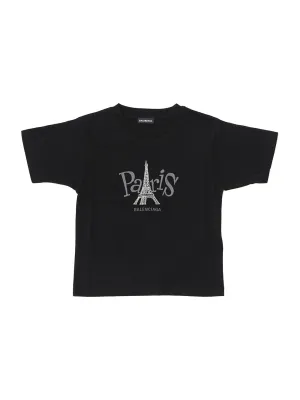 Balenciaga Kids Paris Print T-Shirt