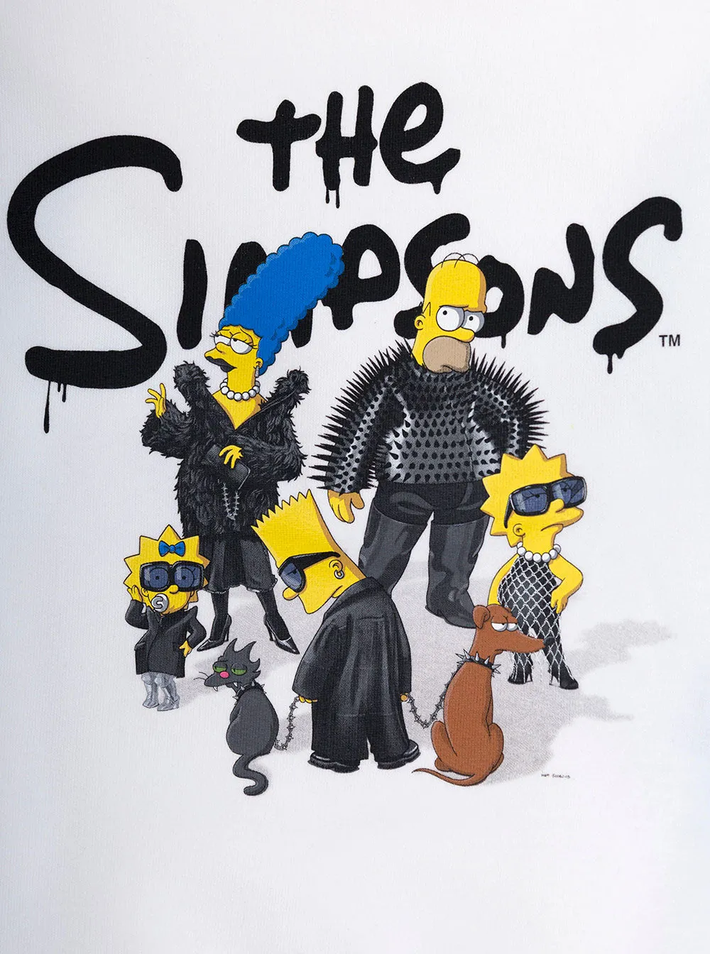 Balenciaga Kids The Simpsons Printed Sweatshirt