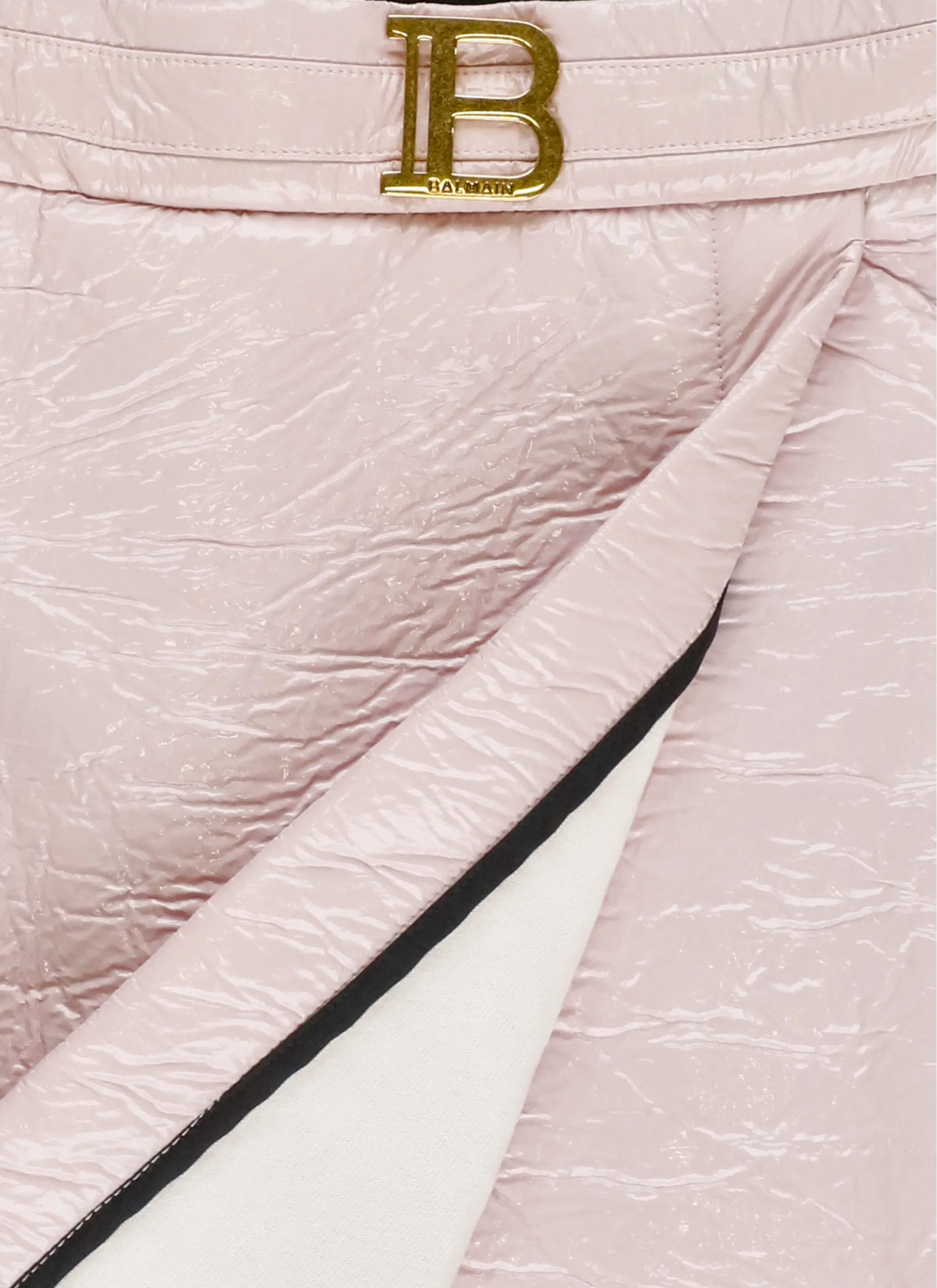Balmain Kids B Buckle Two-Tone Dress