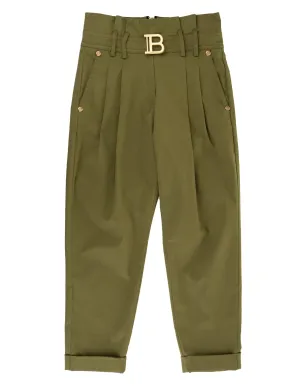 Balmain Kids B Buckled Trousers