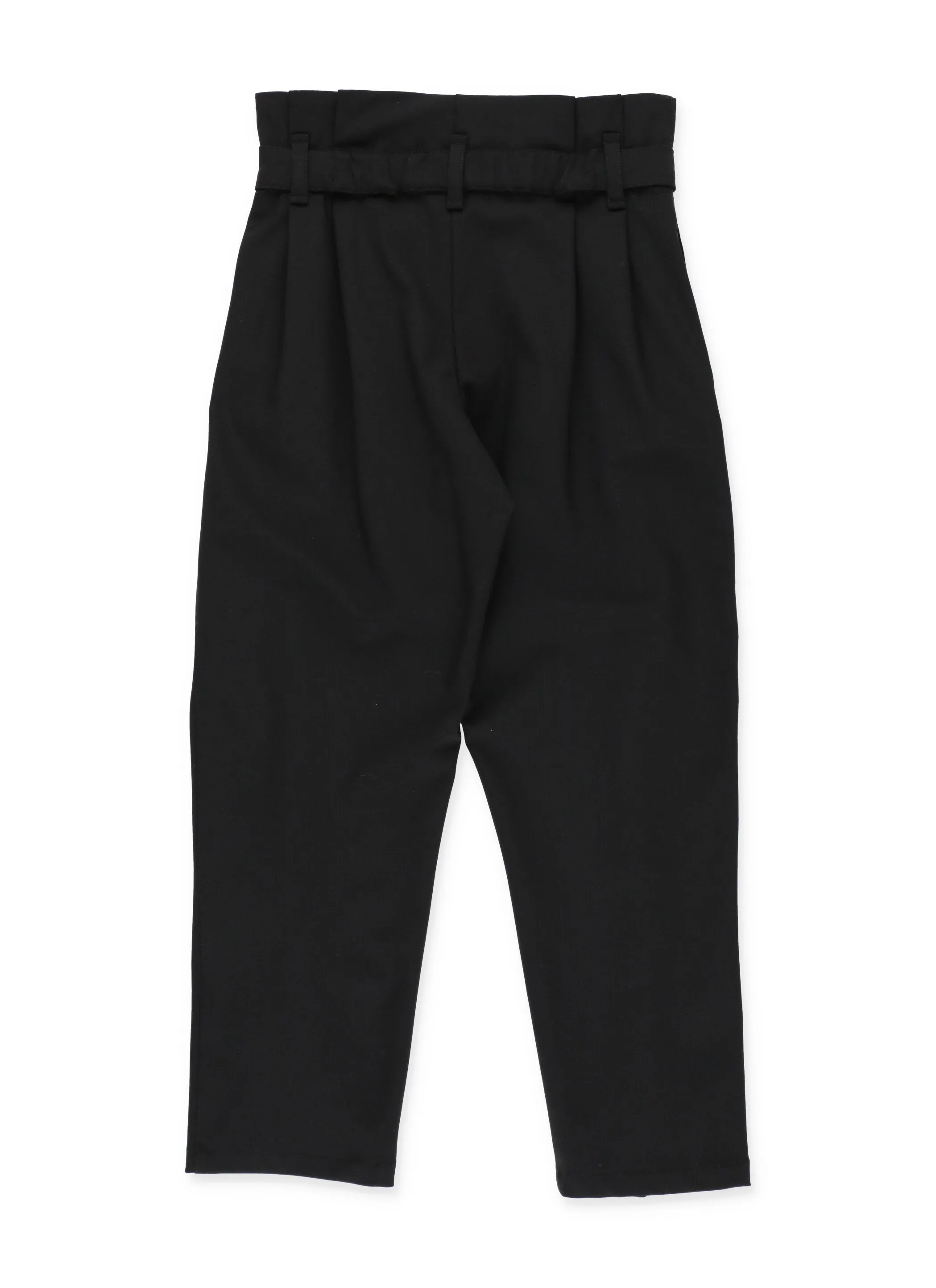 Balmain Kids Button Detail Belted Pants