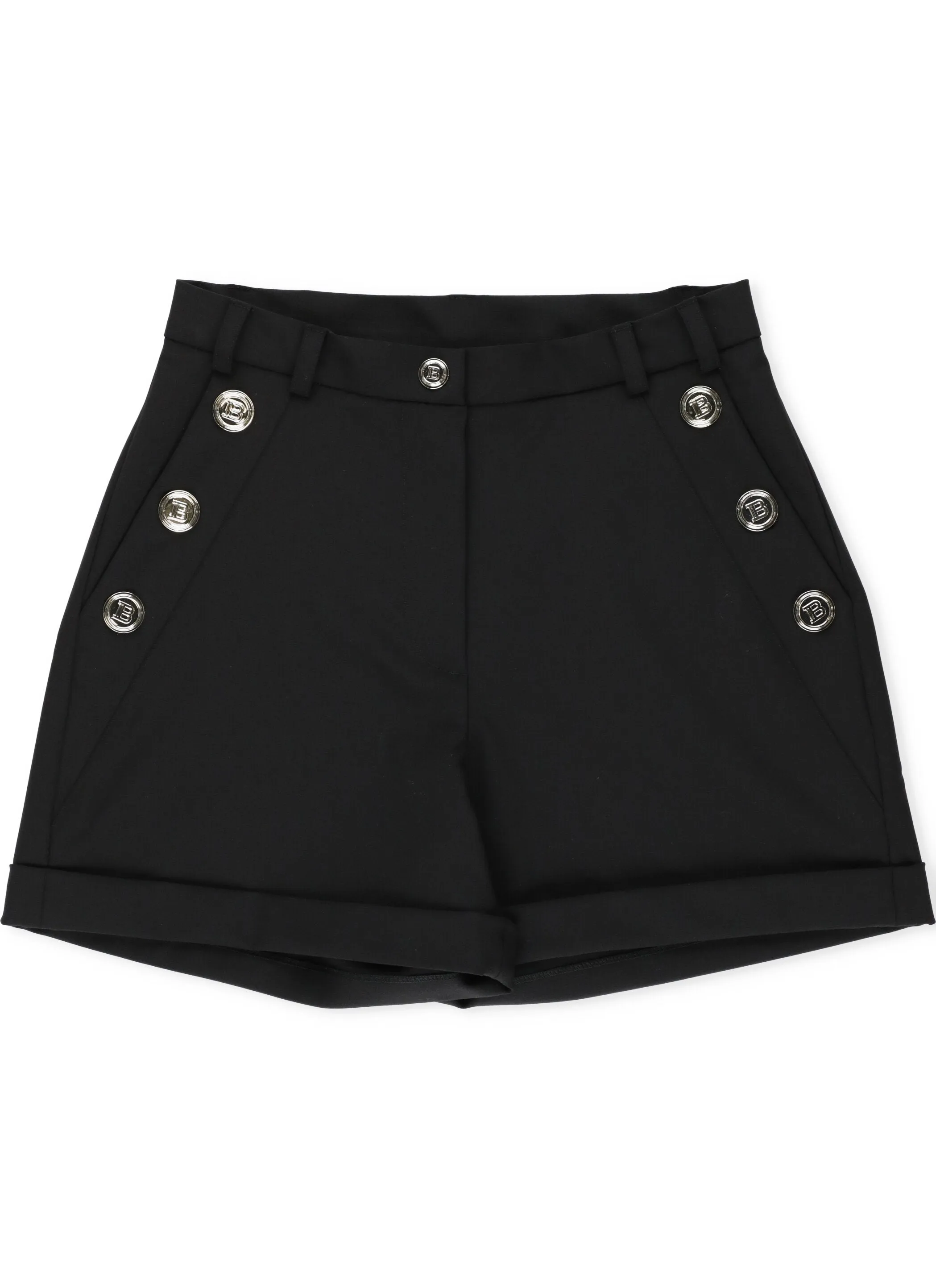 Balmain Kids Button Detail Shorts
