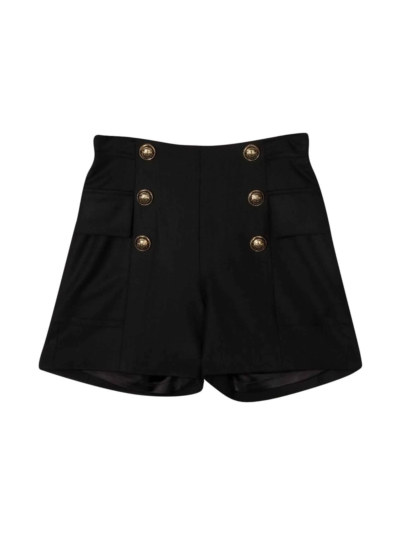 Balmain Kids Button Detail Shorts