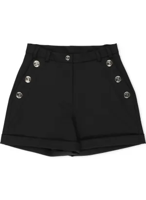Balmain Kids Button Detail Shorts