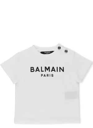 Balmain Kids Buttons Embellished T-Shirt