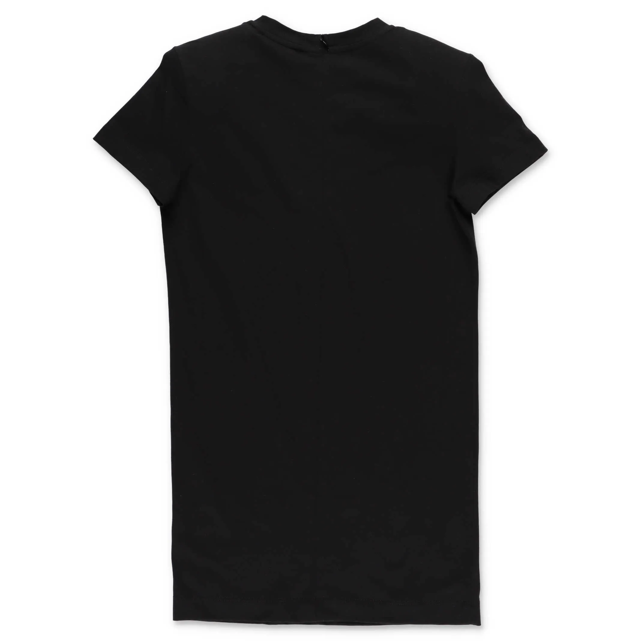 Balmain Kids Crystal Embellished Logo T-Shirt Dress