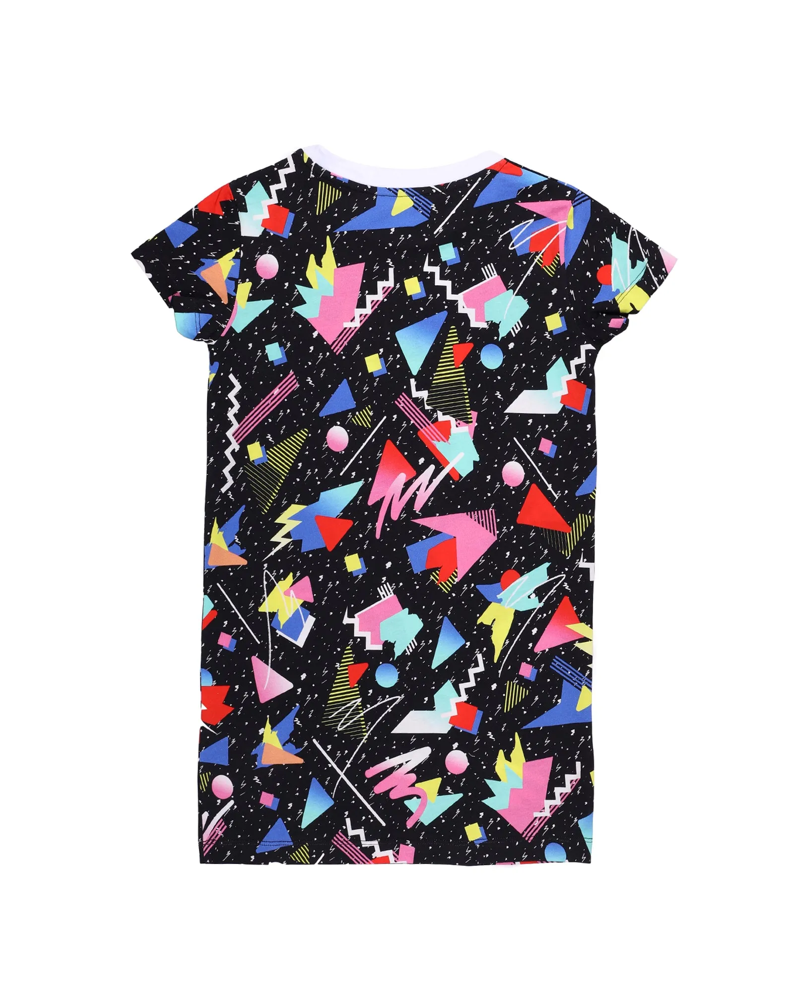 Balmain Kids Graphic Print T-Shirt Dress