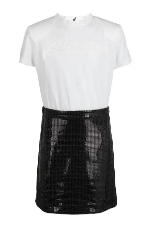 Balmain Kids Logo Detailed Crewneck T-Shirt Dress