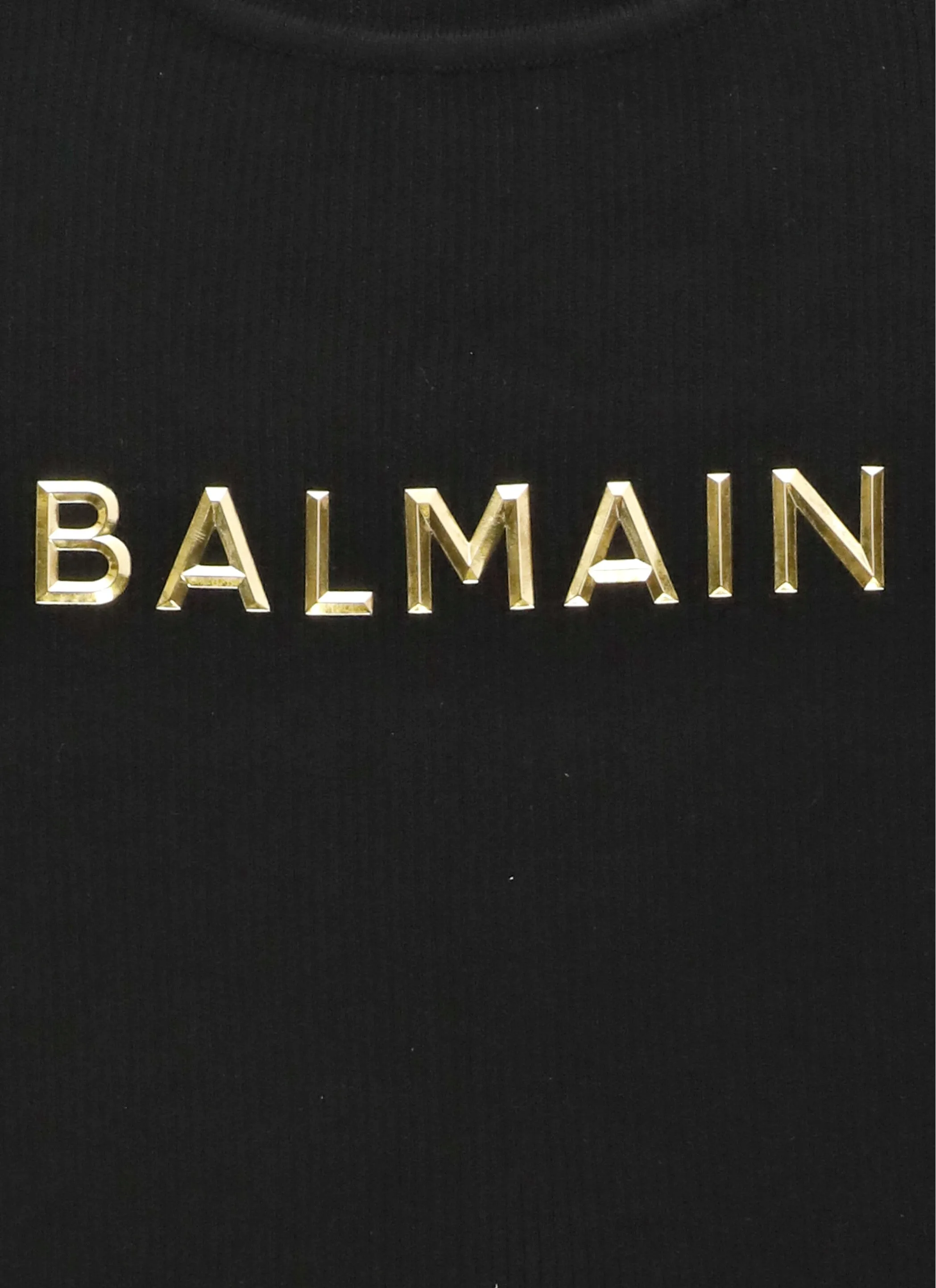 Balmain Kids Logo Detailed Sleeveless Dress