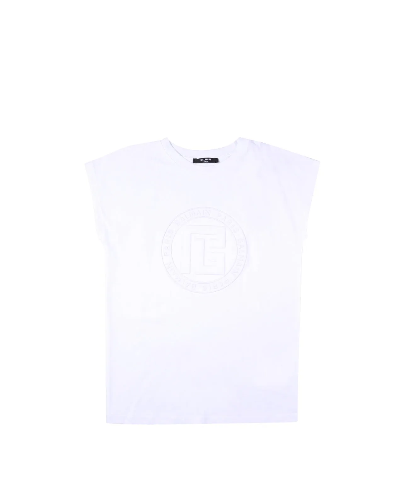Balmain Kids Logo Detailed T-Shirt Dress