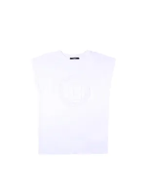 Balmain Kids Logo Detailed T-Shirt Dress