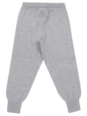 Balmain Kids Logo Embossed Sweatpants