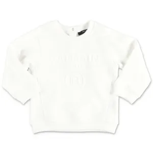 Balmain Kids Logo Embossed Sweatshirt