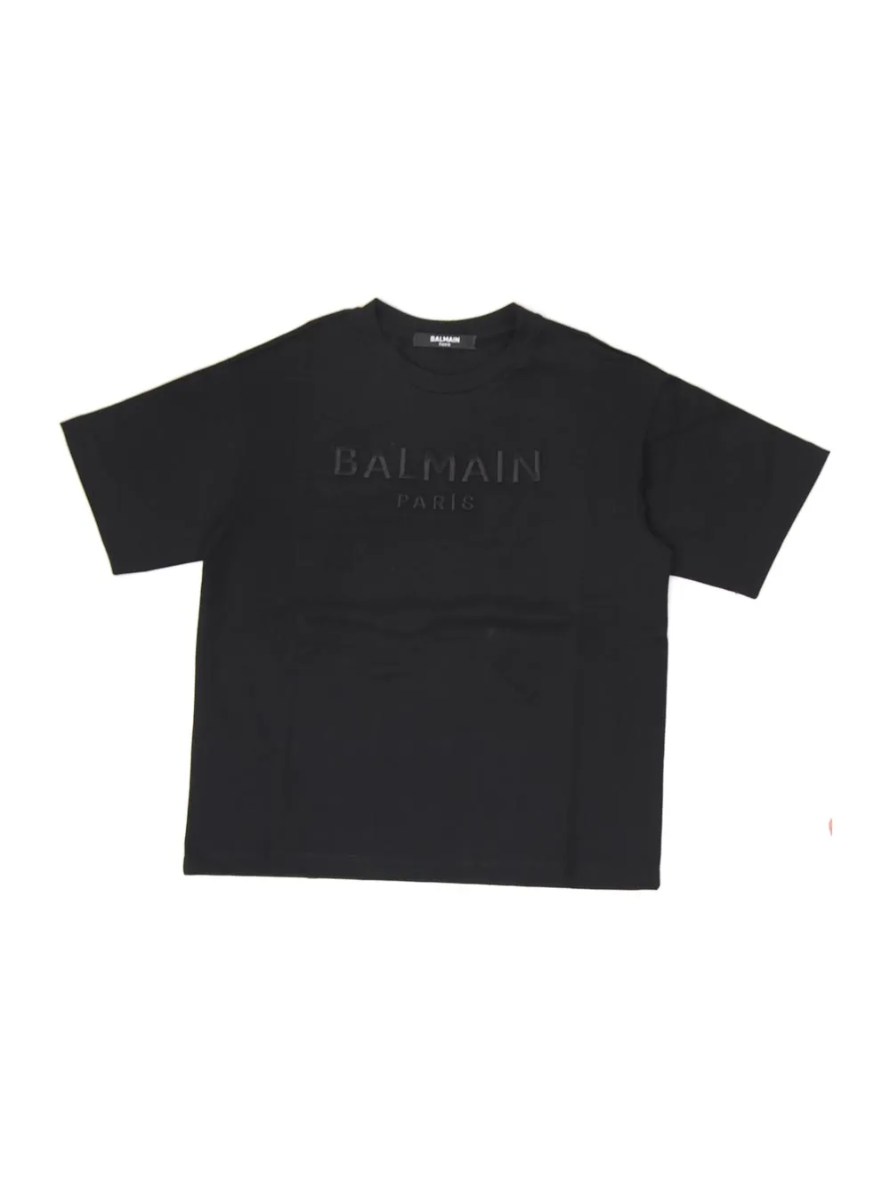 Balmain Kids Logo Embossed T-Shirt