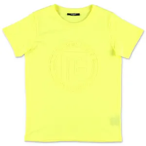 Balmain Kids Logo Embossed T-Shirt