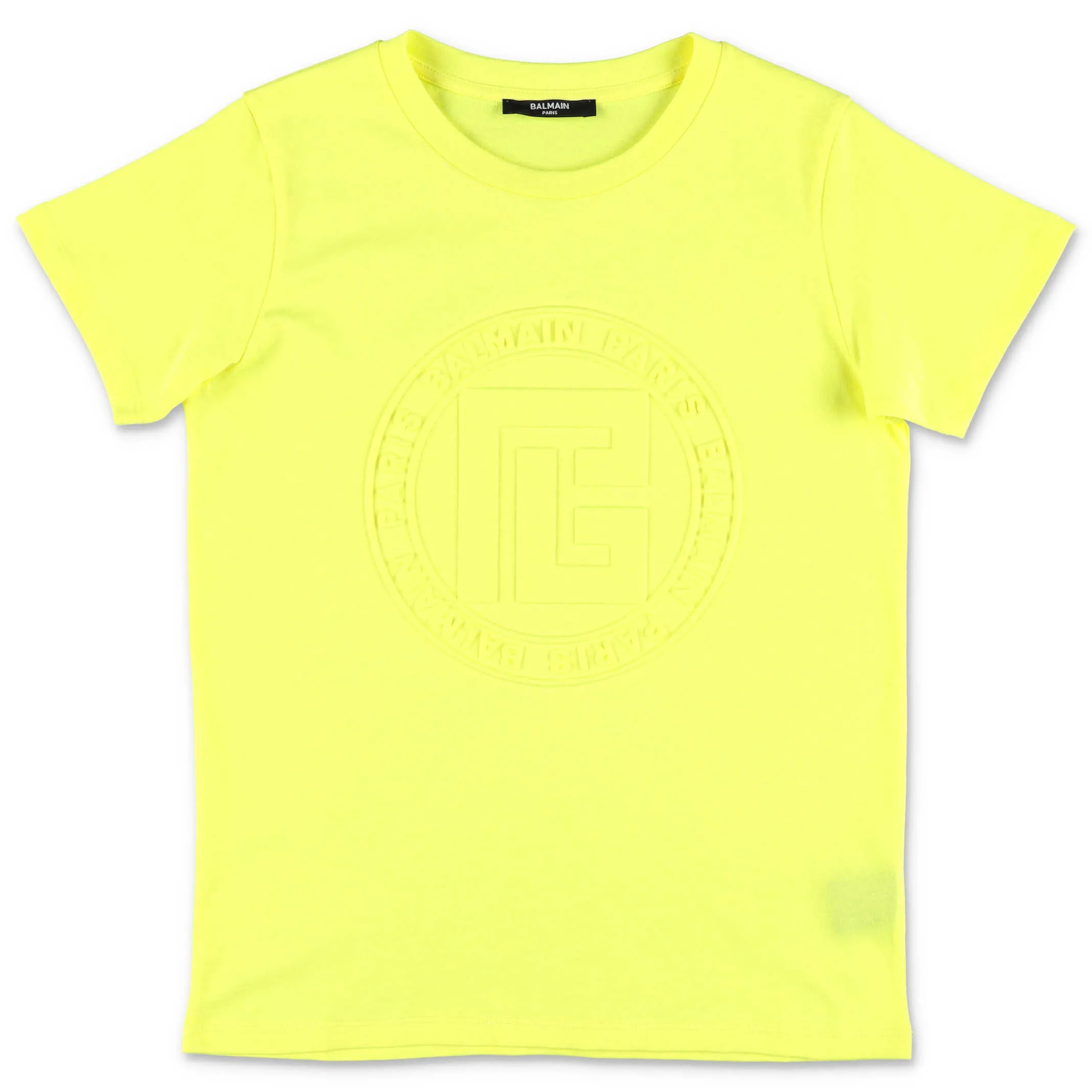 Balmain Kids Logo Embossed T-Shirt