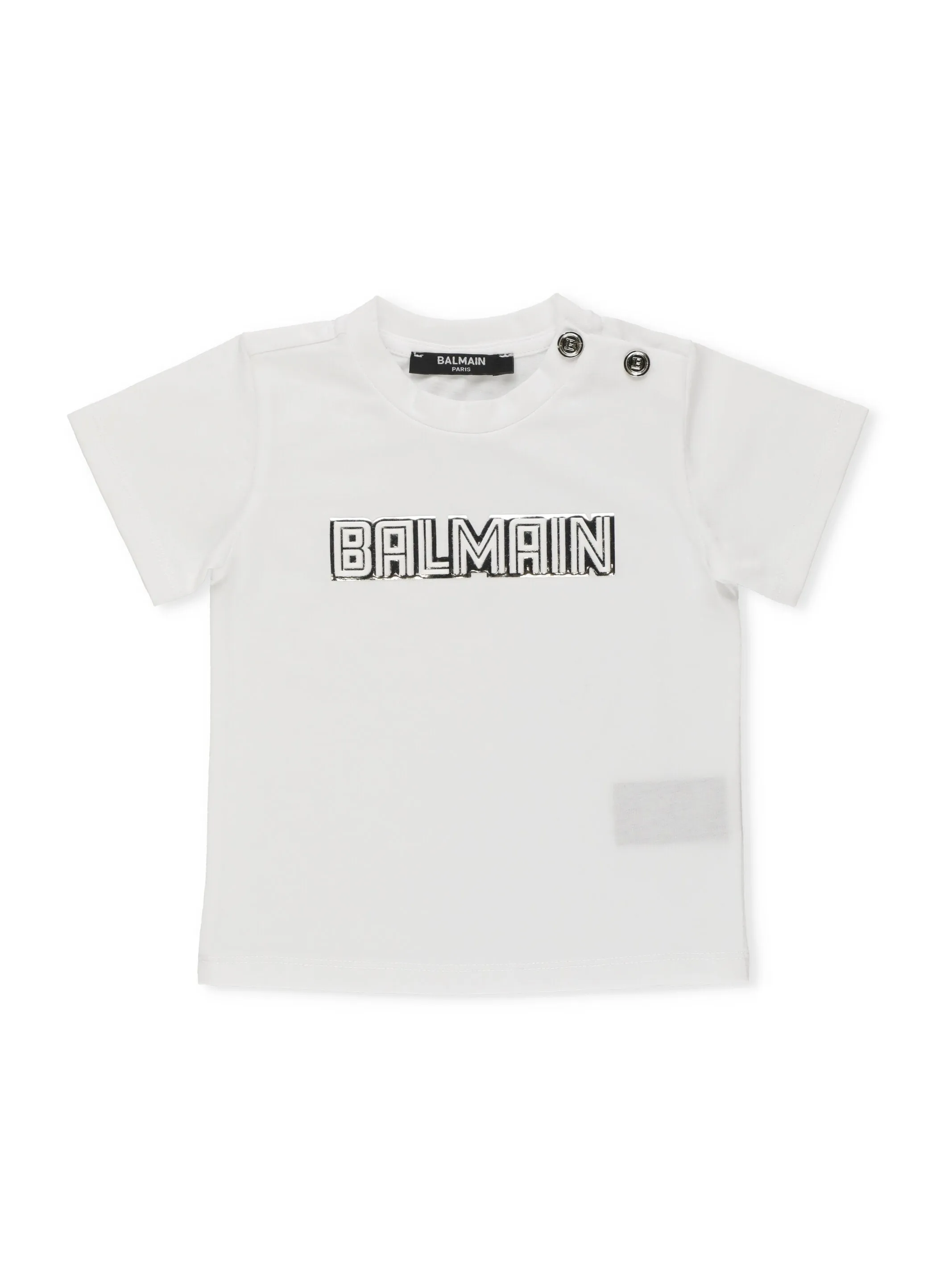 Balmain Kids Logo Embossed T-Shirt