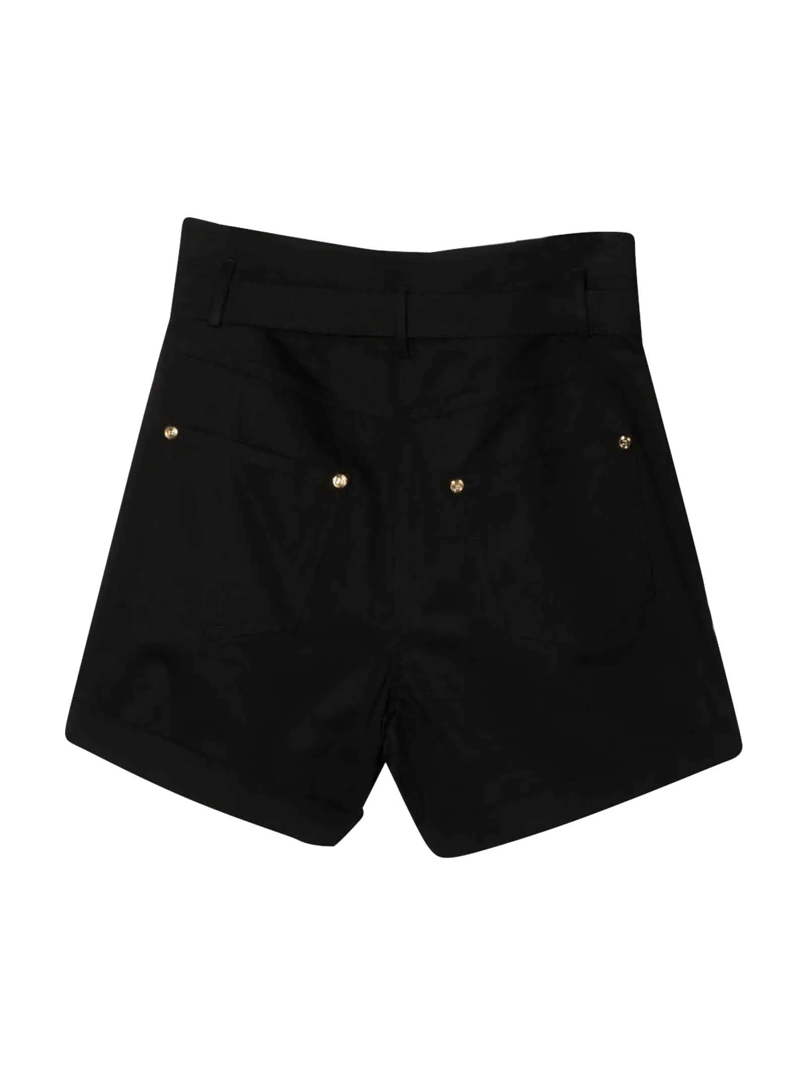 Balmain Kids Logo Plaque Tailored Shorts